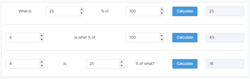 Best Online Percentage Calculator